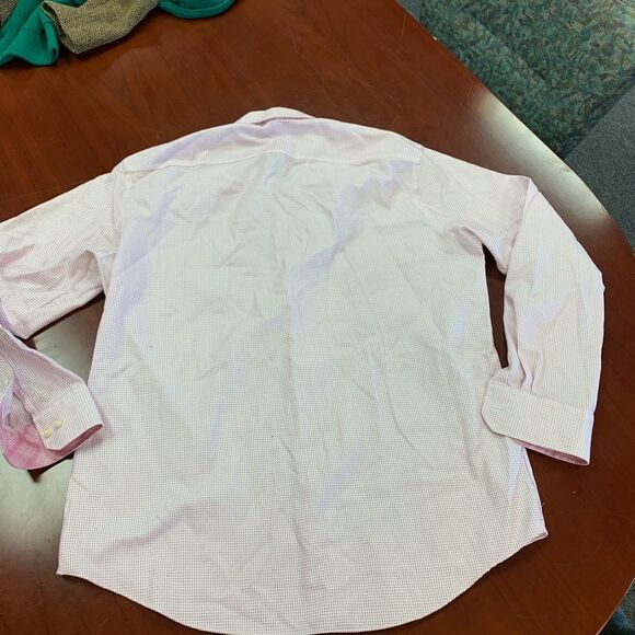 Egara Pink Button Down Reverse Cuff Shirt 2XLT - Picture 5 of 5